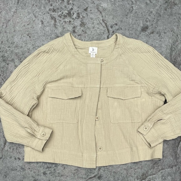 b new york Light Tan Utility Jacket - Picture 7 of 8